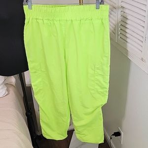 🌟5/$20 Neon Cargo Windbreaker Pants